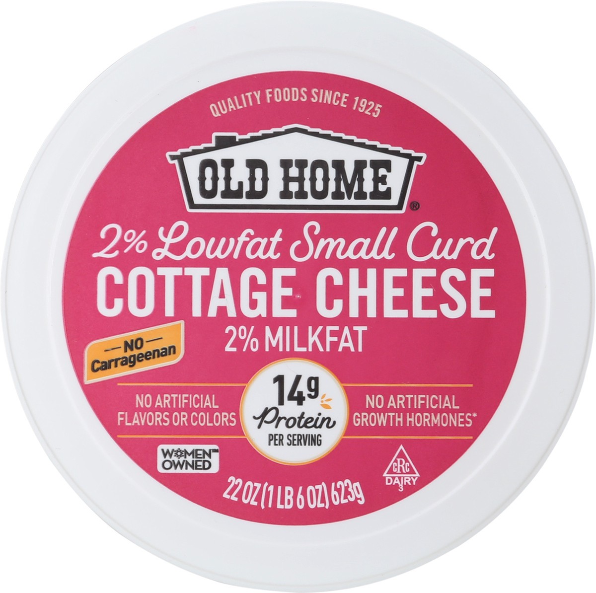 slide 5 of 9, Old Home 2% Low Fat Cottage Cheese, 22 oz