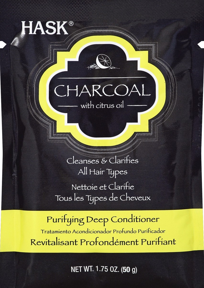 slide 2 of 2, Hask Charcoal Purifying Deep Conditioner with Citrus Oil Pack, 1.75 oz