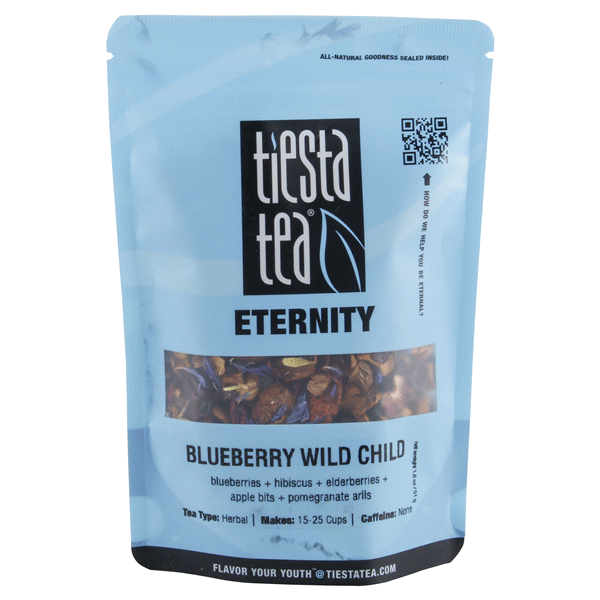 slide 1 of 9, Tiesta Tea Eternity Blueberry Wild Child Fruit Tea 1.8 oz, 1.8 oz