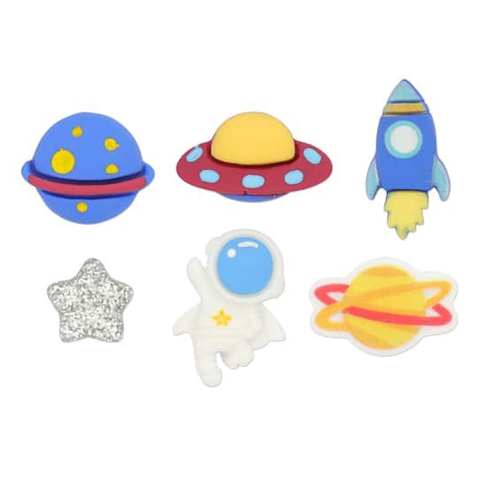 slide 1 of 3, Mixed Space Embellishments, 20ct. By Creatology, 20 ct