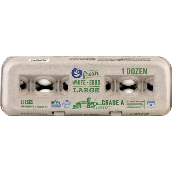 slide 1 of 1, Giant White Eggs Grade A Large, 1 doz