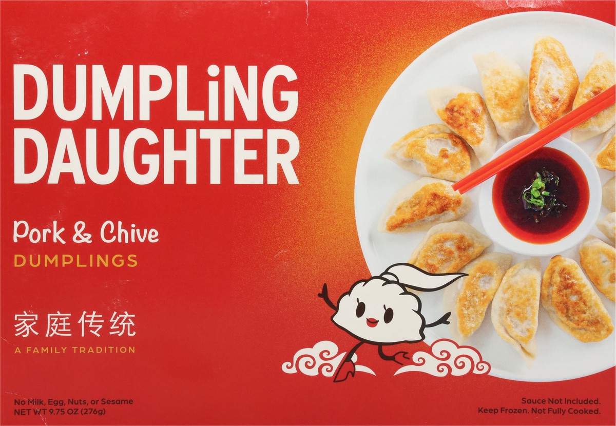 slide 6 of 14, Dumpling Daughter Pork & Chive Dumplings 9.50 oz, 9.5 oz