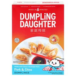 Dumpling Daughter Pork & Chive Dumplings 9.50 oz