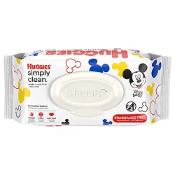 Huggies Simply Clean Baby Wipes Unscented 1 Fliptop Pack