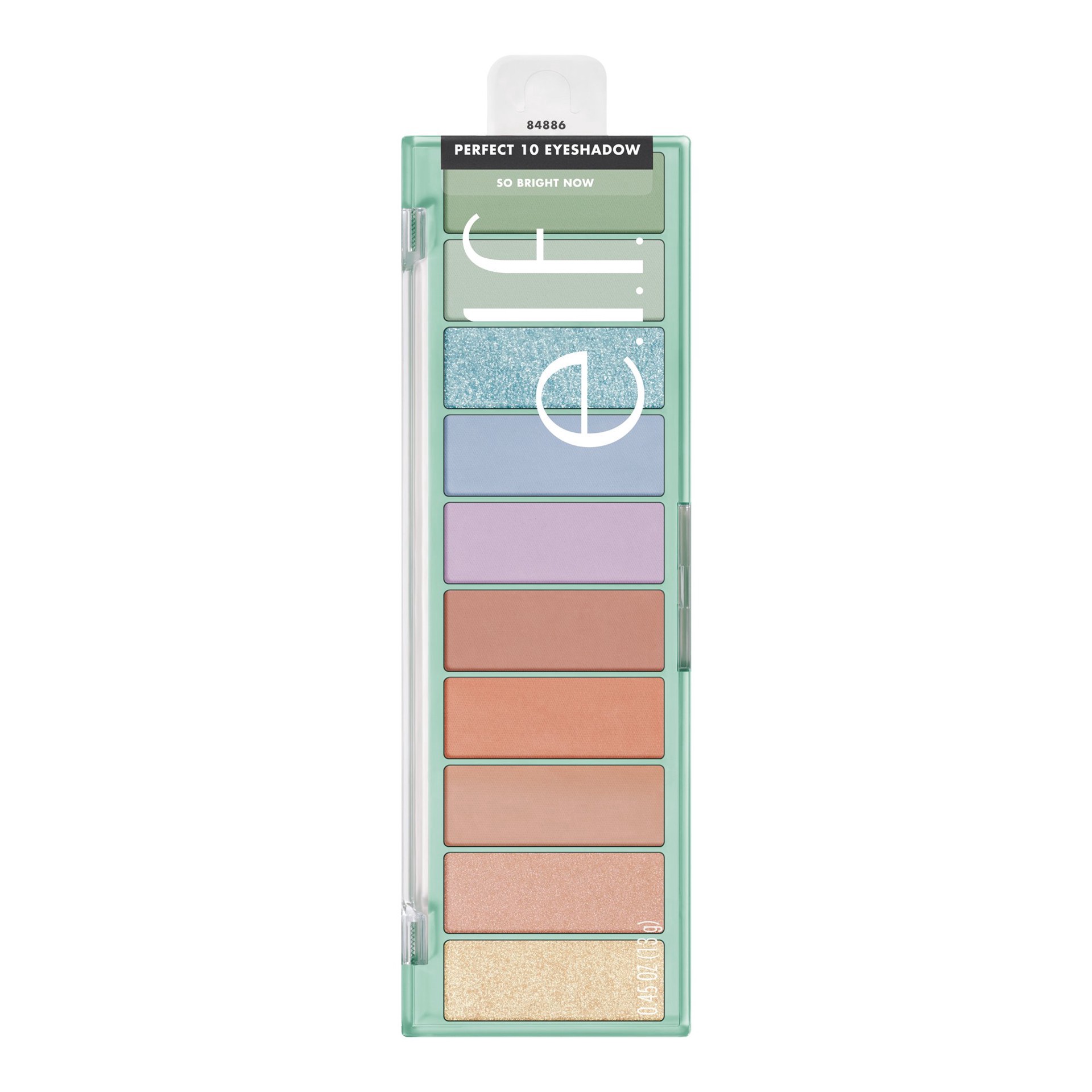 slide 1 of 1, e.l.f. Perfect 10 Eyeshadow Palette - So Bright Now, 1 ct
