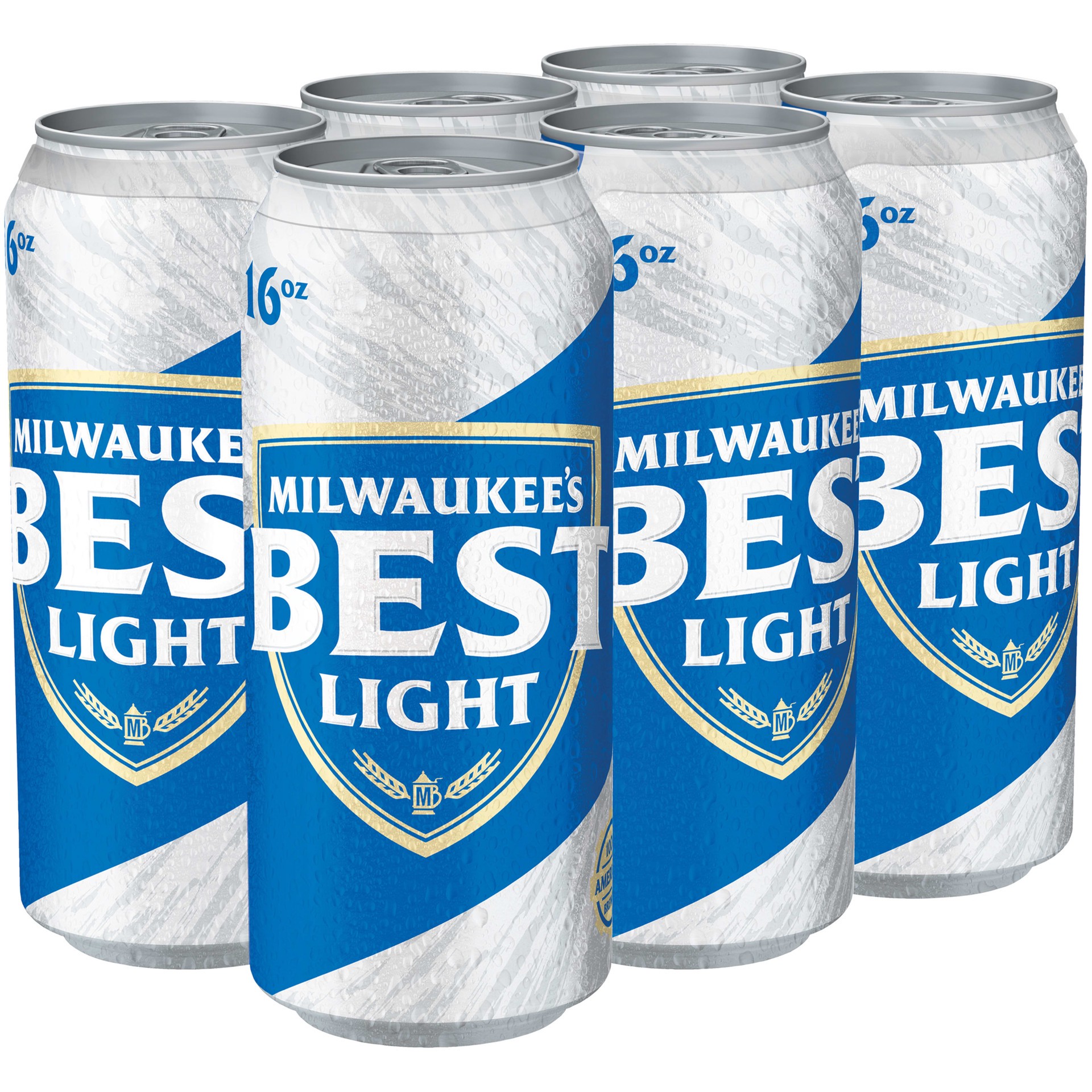 slide 3 of 4, Milwaukee's Best Beer, American Lager, 6 Pack, 16 fl. oz. Cans, 4.1% ABV, 16 fl oz