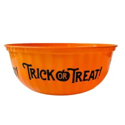 Joyward Trick Or Treat Pumpkin Bowl, 11.8 In
