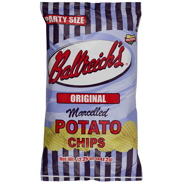 slide 1 of 1, Ballreich's Original Marcelled Potato Chips, 12.25 oz