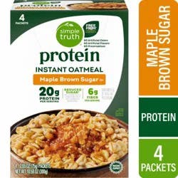 Simple Truth® Protein Maple Brown Sugar Instant Oatmeal