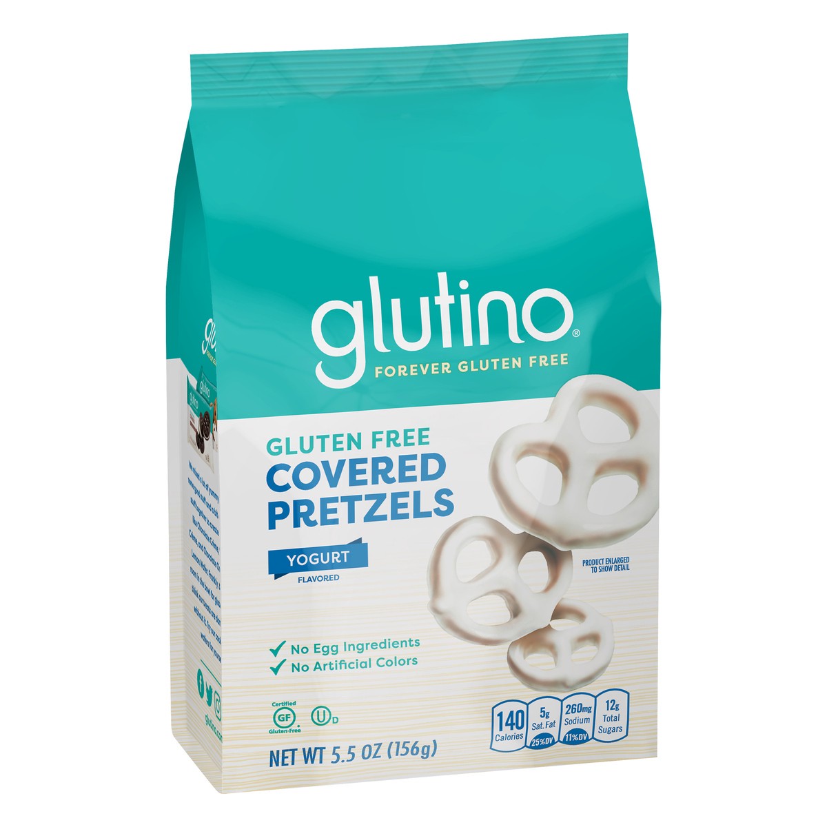 slide 3 of 8, Glutino Gluten Free Yogurt Flavored Covered Pretzels 5.5 oz, 5.5 oz