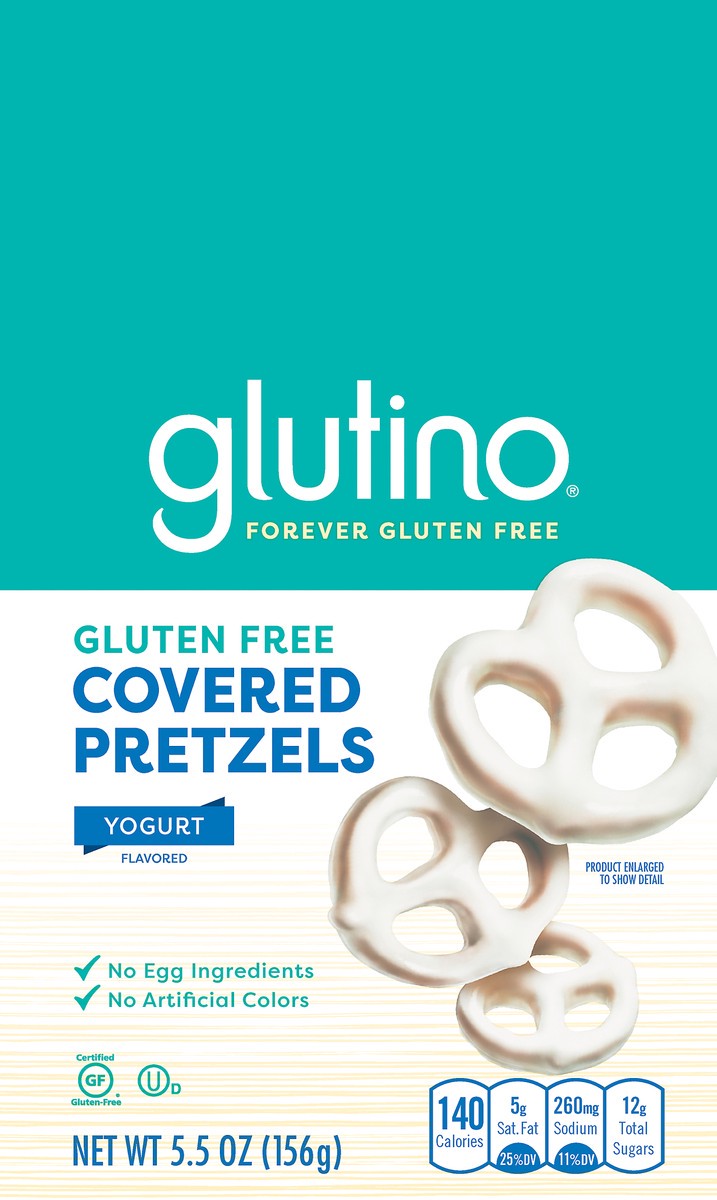 slide 6 of 8, Glutino Gluten Free Yogurt Flavored Covered Pretzels 5.5 oz, 5.5 oz