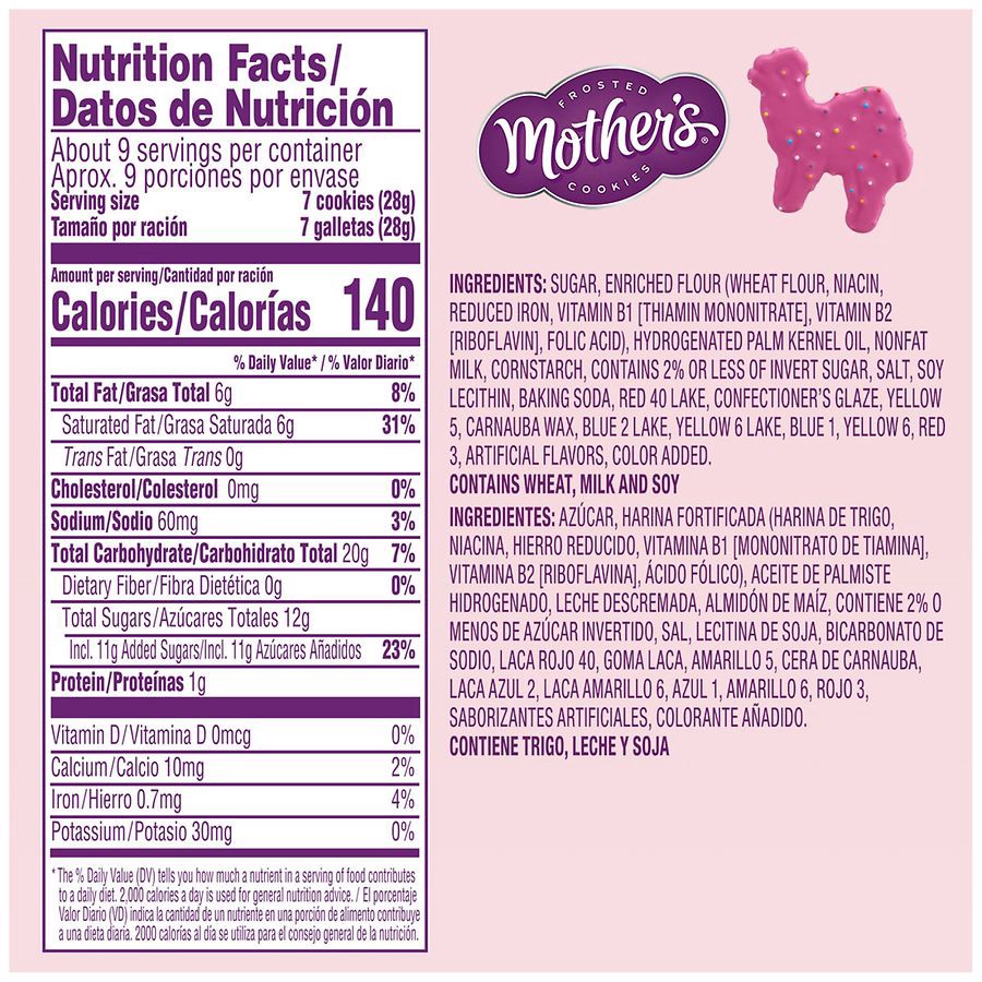 slide 3 of 4, Mother's Circus Animal The Original Frosted Cookies 9 oz, 9 oz