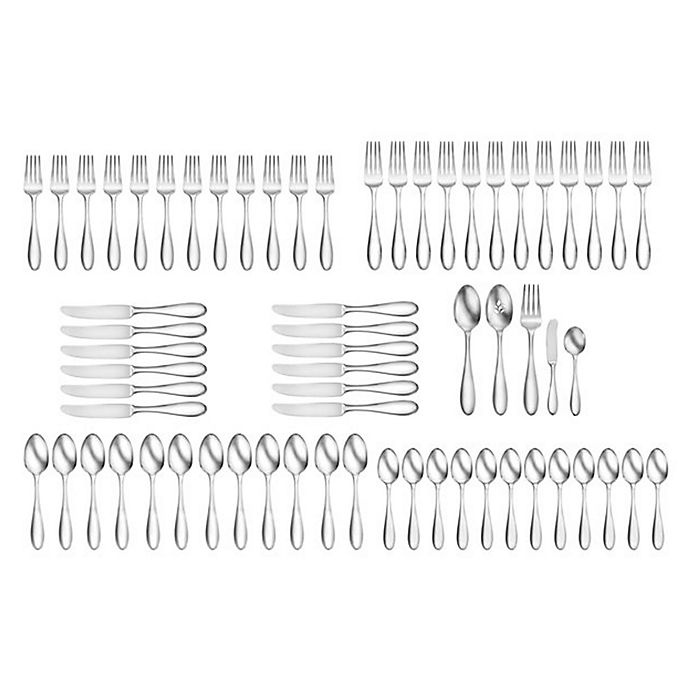 slide 2 of 2, Robinson Reposa Flatware Set, 65 ct