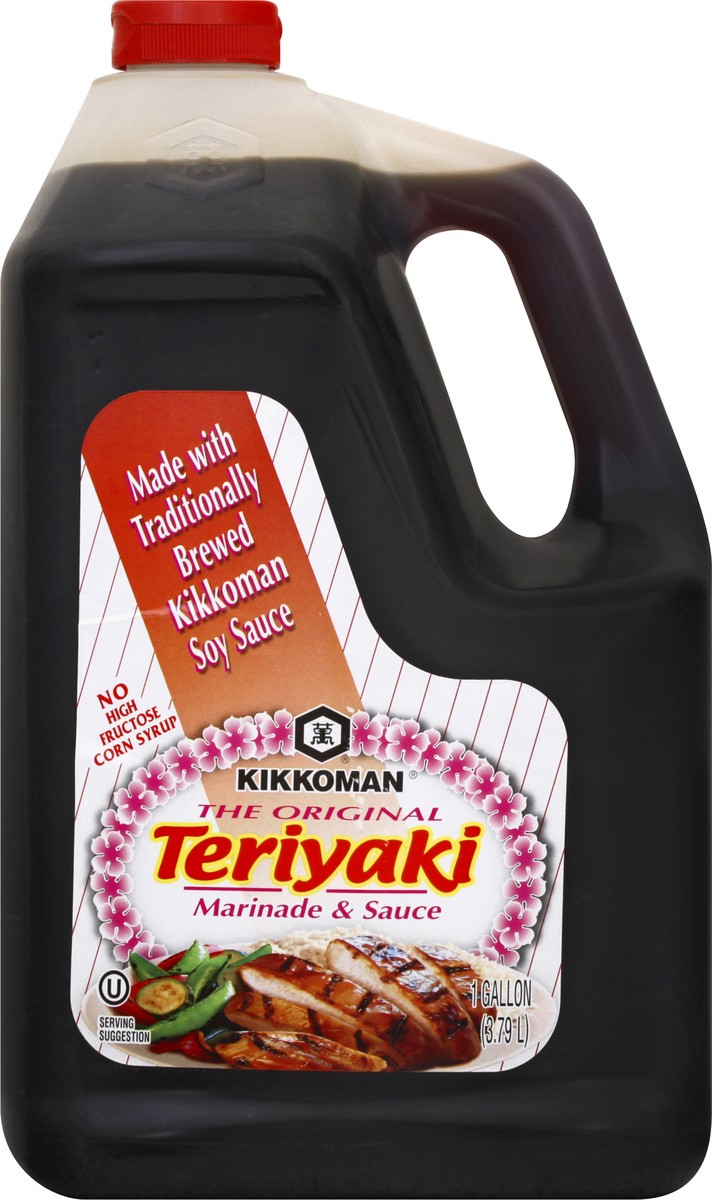 slide 3 of 9, Kikkoman Teriyaki Marinade & Sauce 1 gal, 1 gal