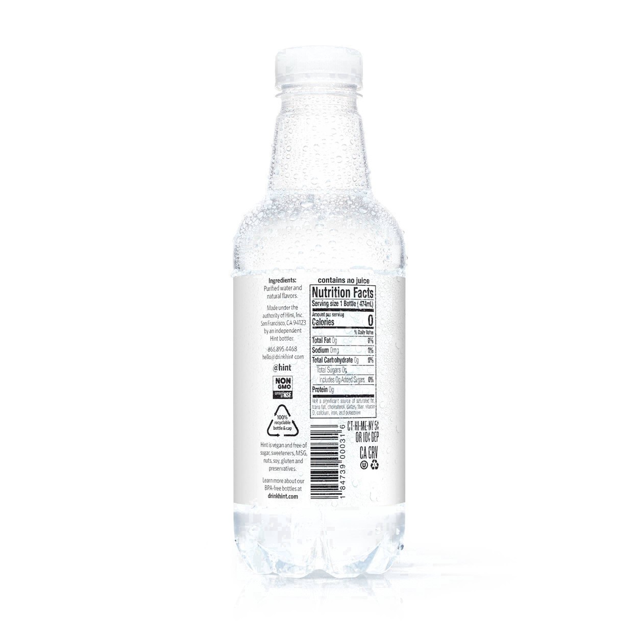 slide 105 of 108, hint Crisp Apple Flavored Water - 16 fl oz Bottle, 16 oz