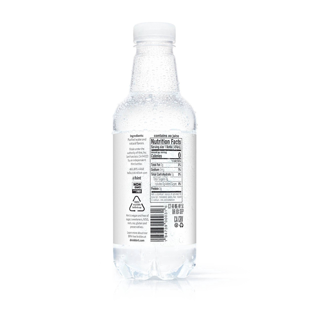 slide 58 of 108, hint Crisp Apple Flavored Water - 16 fl oz Bottle, 16 oz