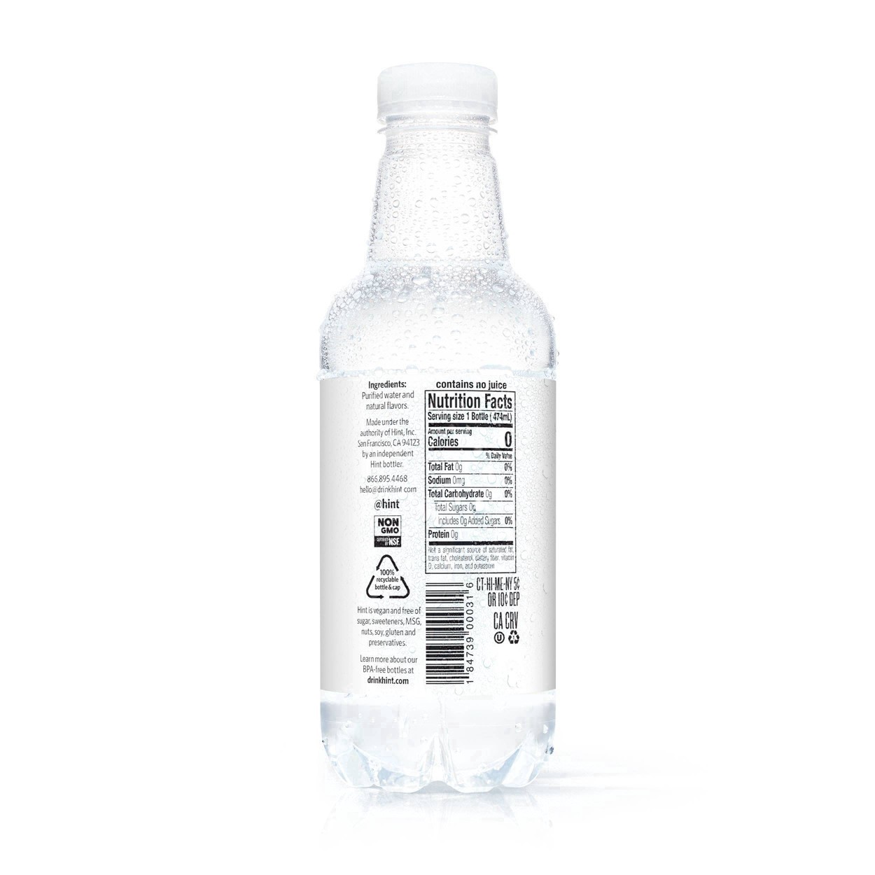 slide 28 of 108, hint Crisp Apple Flavored Water - 16 fl oz Bottle, 16 oz