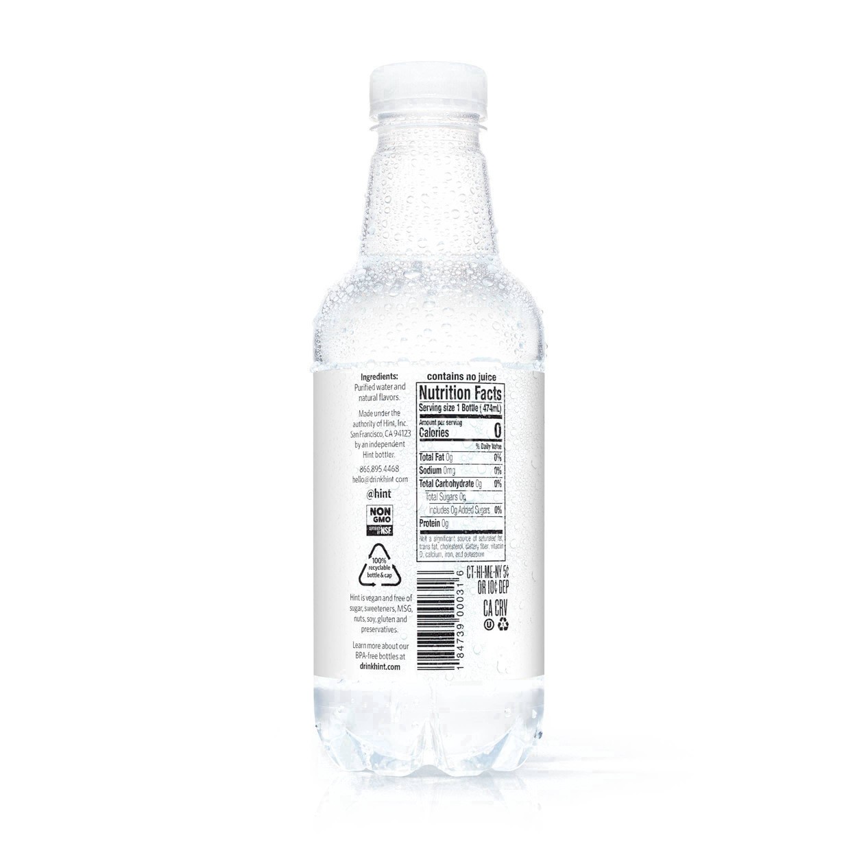 slide 79 of 108, hint Crisp Apple Flavored Water - 16 fl oz Bottle, 16 oz