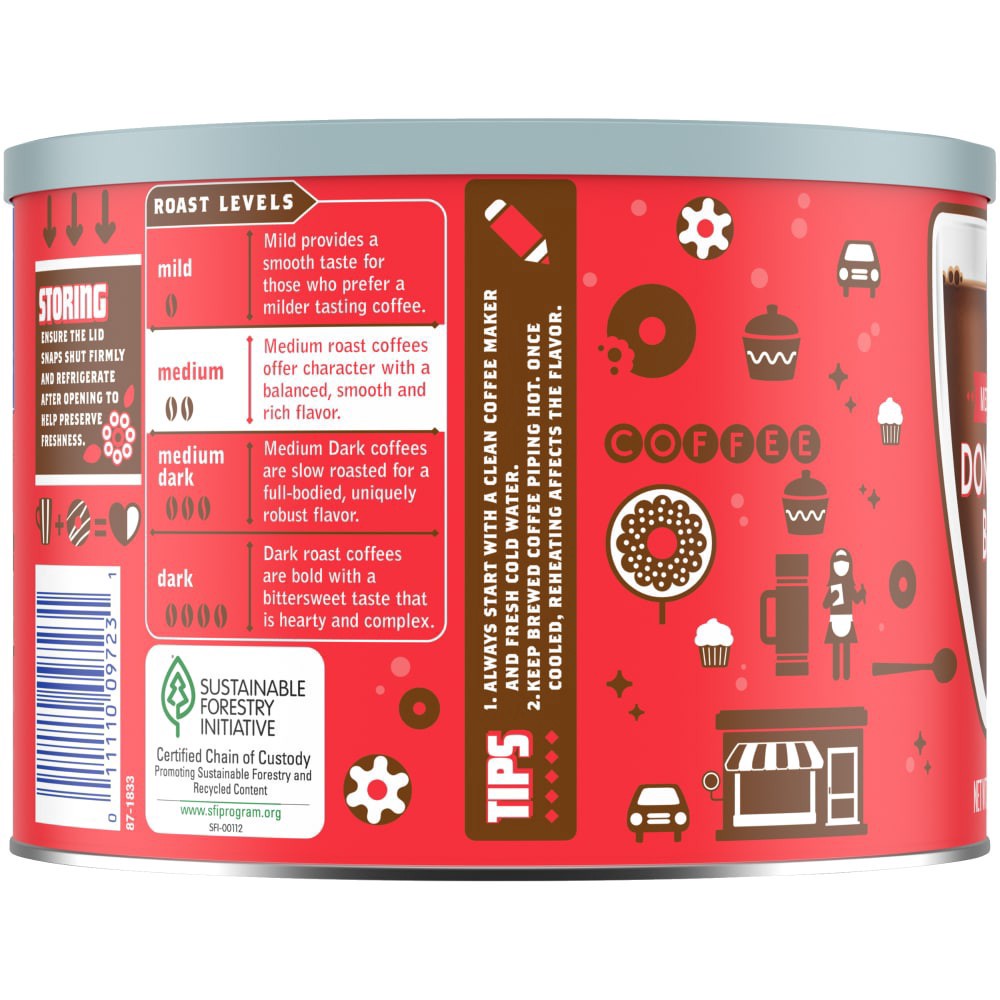 slide 4 of 4, Kroger Donut Shop Medium Roast Ground Coffee - 24 oz, 24 oz