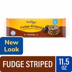 Kroger® Fudge Striped Shortbread Cookies