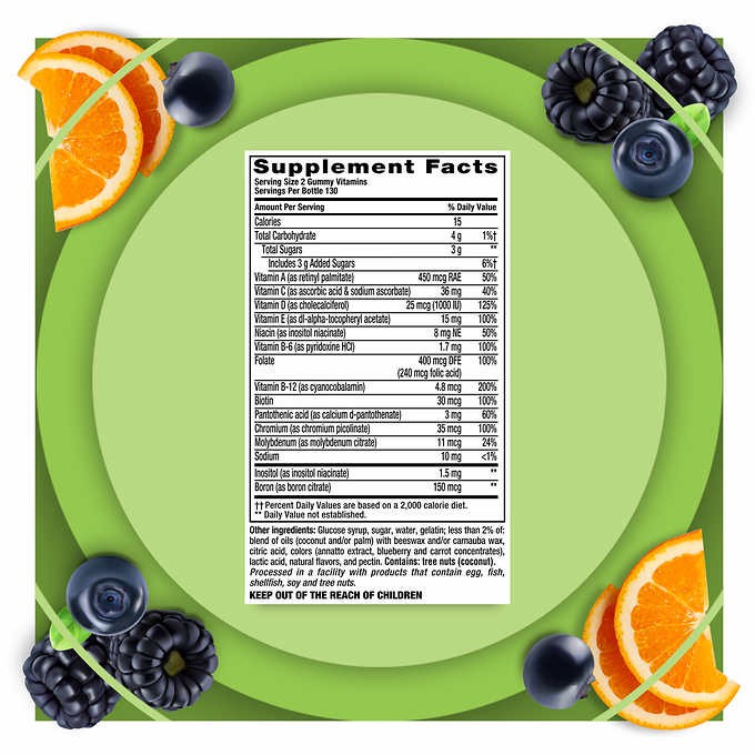 slide 2 of 2, vitafusion MultiVites, 260 Gummies, 