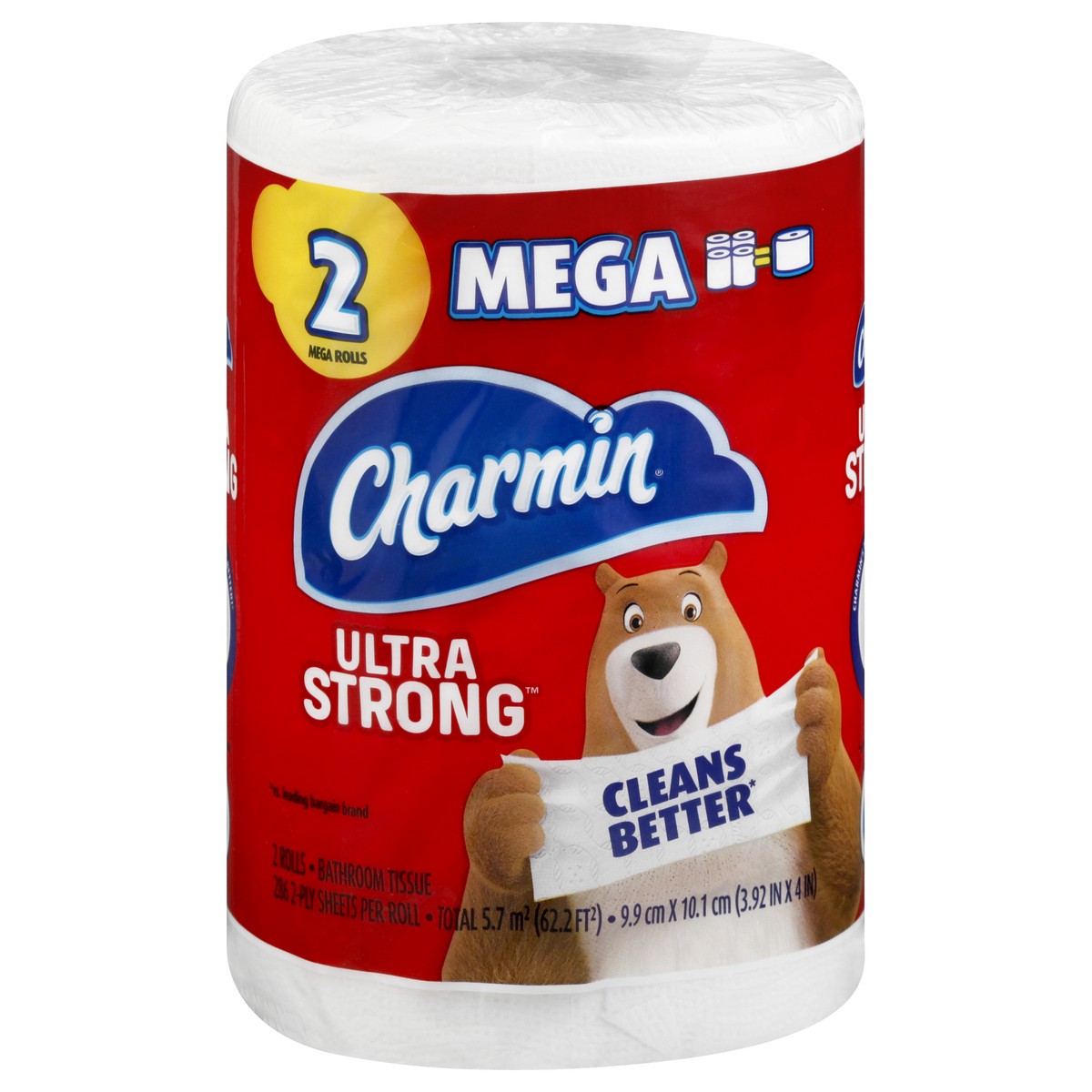 slide 5 of 8, Charmin 2Mega Roll Ult Tiss, 572 ct