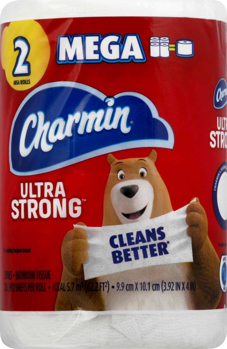 slide 7 of 8, Charmin 2Mega Roll Ult Tiss, 572 ct