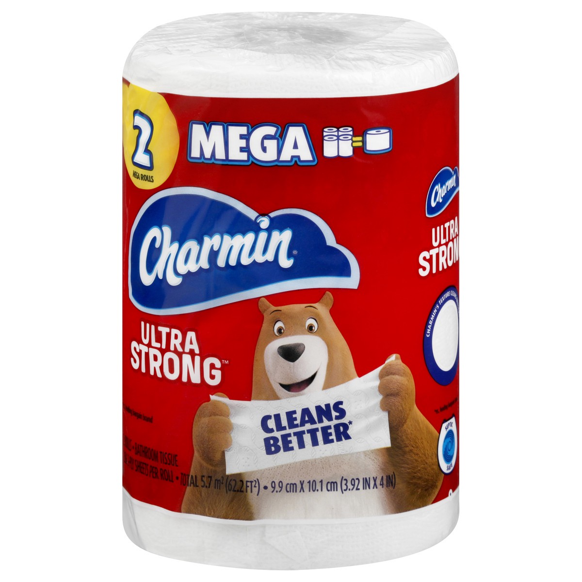 slide 1 of 8, Charmin 2Mega Roll Ult Tiss, 572 ct