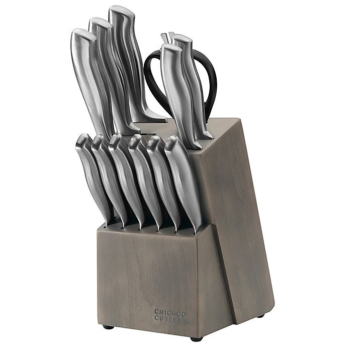 slide 3 of 3, Chicago Cutlery Insignia Steel Knife Block Set, 13 ct