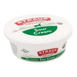 Straus Organic Sour Cream 8 oz