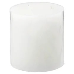 Unscented Flat Top Pillar 5.5"x5.5.5" Candle