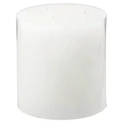 Unscented Flat Top Pillar 5.5"x5.5.5" Candle