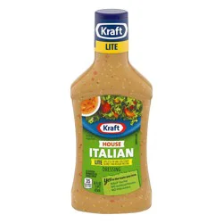 Kraft House Italian Lite Salad Dressing, 16 fl oz Bottle