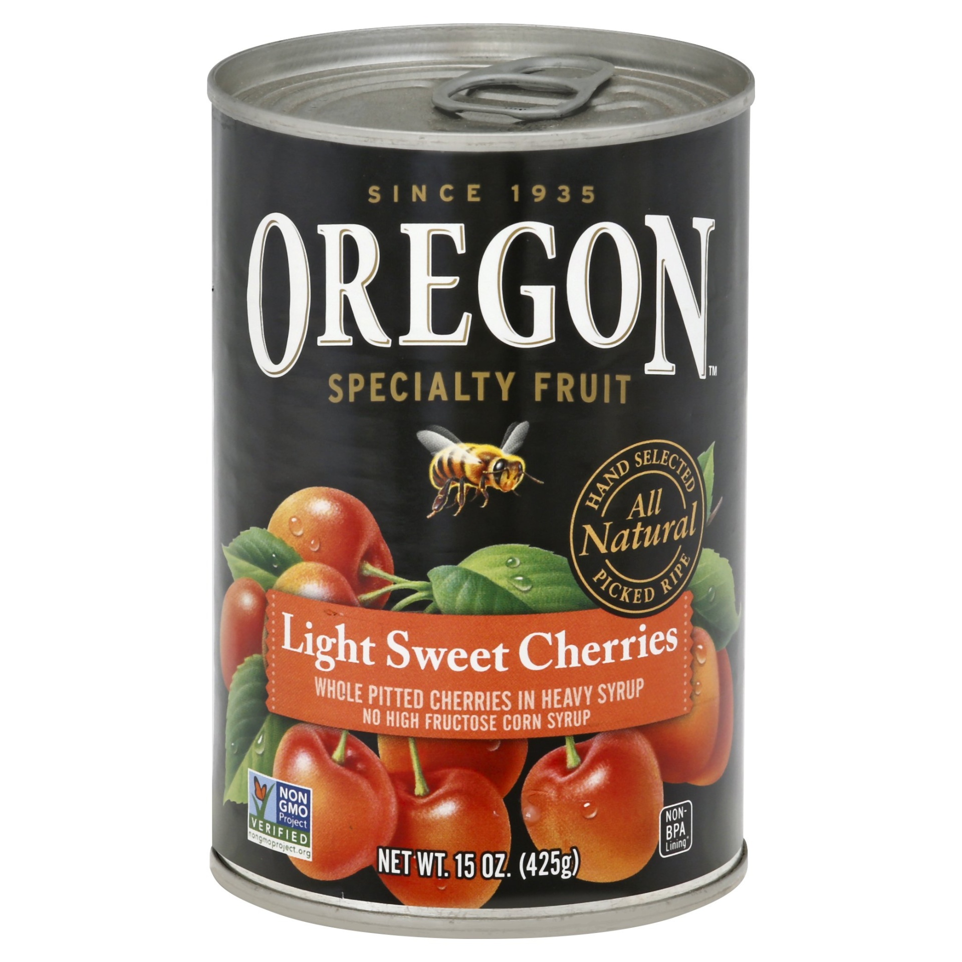 slide 1 of 1, Oregon Fruit Products Royal Anne Pitted Cherries In Heavy Syrup, 15 oz