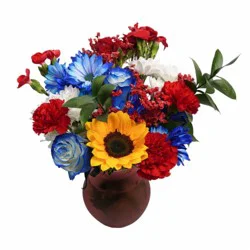 Bloom Haus Festive Freedom Fresh Flower Arrangement, 1 ct