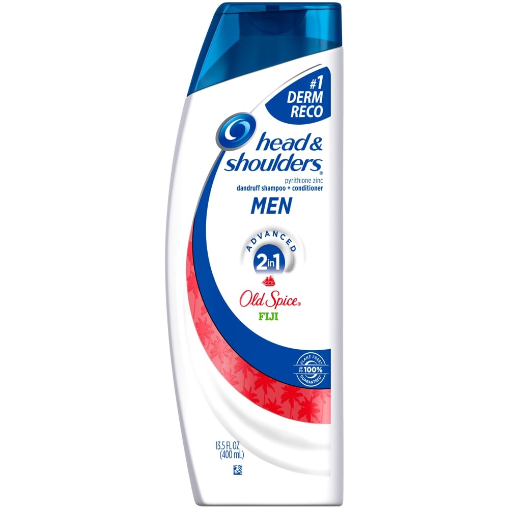 slide 1 of 1, Head & Shoulders Men Advanced 2 In 1 Old Spice Fiji Shampoo, 13.5 fl oz