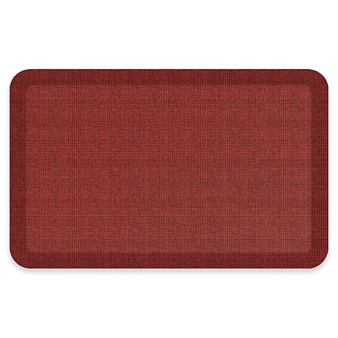 slide 1 of 1, GelPro NewLife Designer Tweed Comfort Mat - Barn Red, 20 in x 32 in