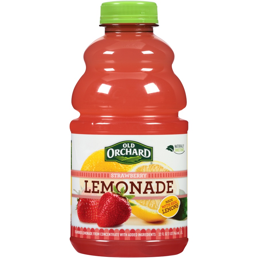 slide 1 of 6, Old Orchard Country Strawberry Lemonade, 32 oz