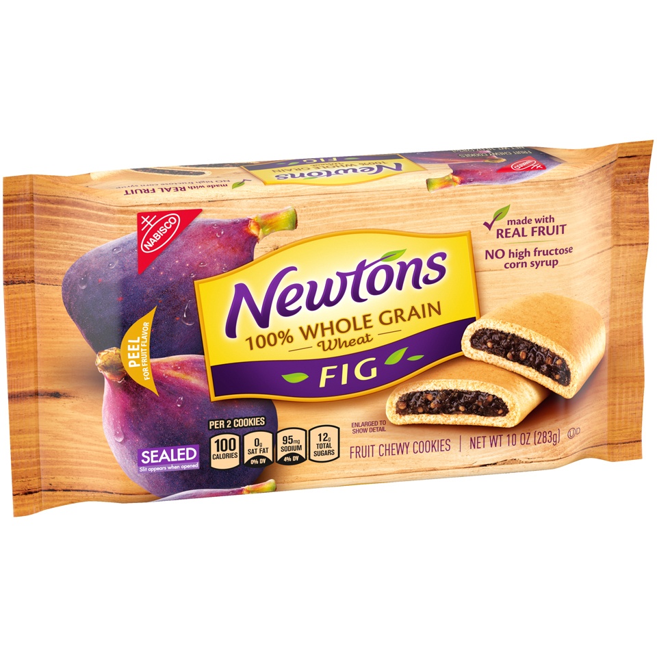 slide 3 of 9, Newtons Fig 100% Whole Grain Soft & Chewy Fruit Cookies, 10 oz