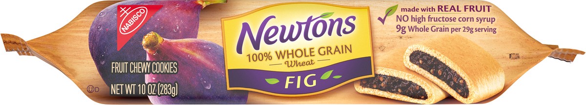 slide 4 of 9, Newtons 100% Whole Grain Wheat Soft & Fruit Chewy Fig Cookies, (Fig Bars), 10 oz Pack, 10 oz