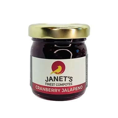 slide 1 of 1, Janet's Finest Compote Cranberry Jalapeno - 1.5 oz, 