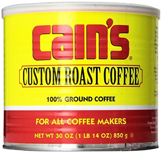 slide 1 of 1, Cain's Custom Roast Coffee, 30 oz
