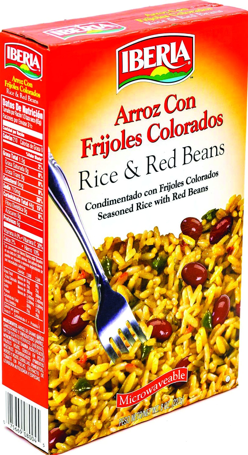 slide 1 of 1, Iberia Rice & Red Beans, 8 oz