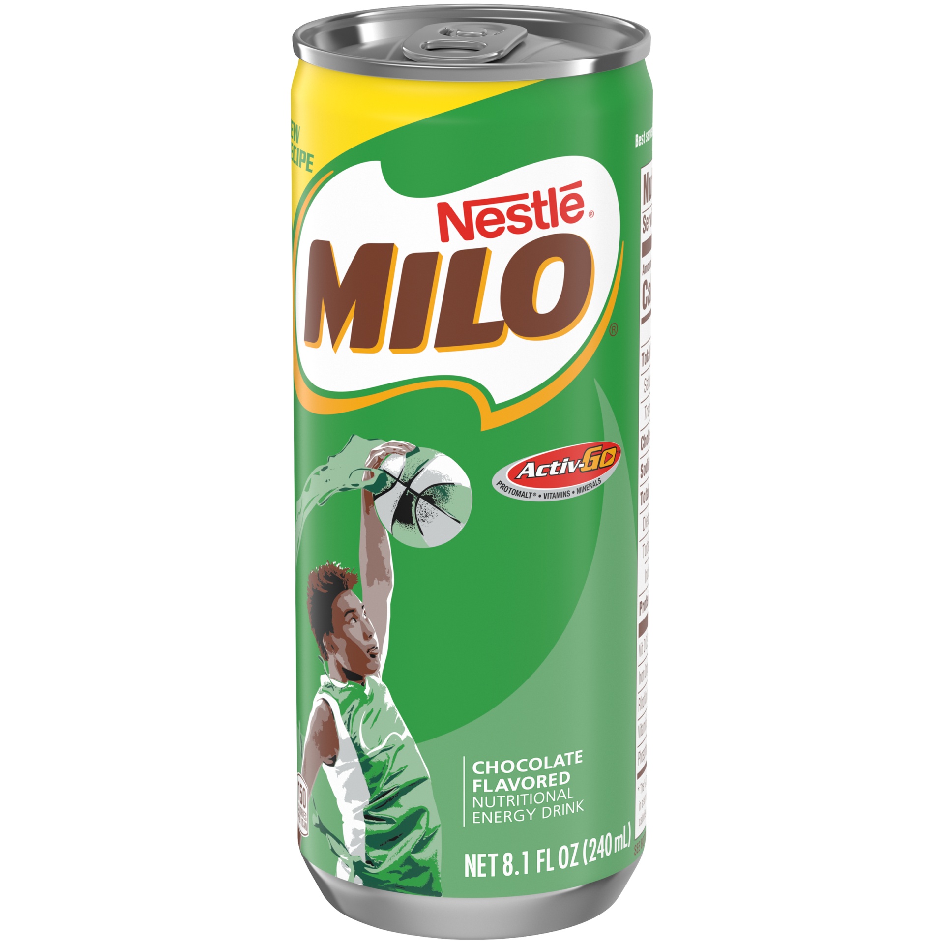 slide 4 of 6, MILO Activ-Go Chocolate Flavored Drink, 8 oz