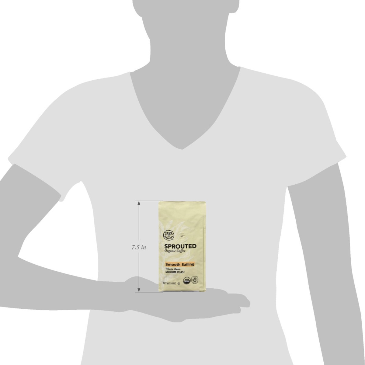 slide 11 of 13, Java Trading Organic Ground Whole Bean Medium Roast Smooth Sailing Coffee 10 oz, 10 oz