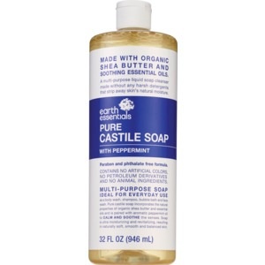 slide 1 of 1, Pure Castile Soap With Peppermint, 32 oz