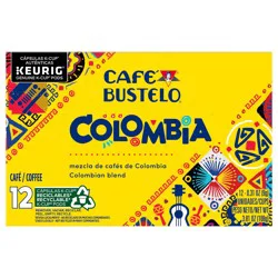 Café Bustelo Colombia, Columbian Coffee, Keurig K-Cup Pods , 12 Count Box
