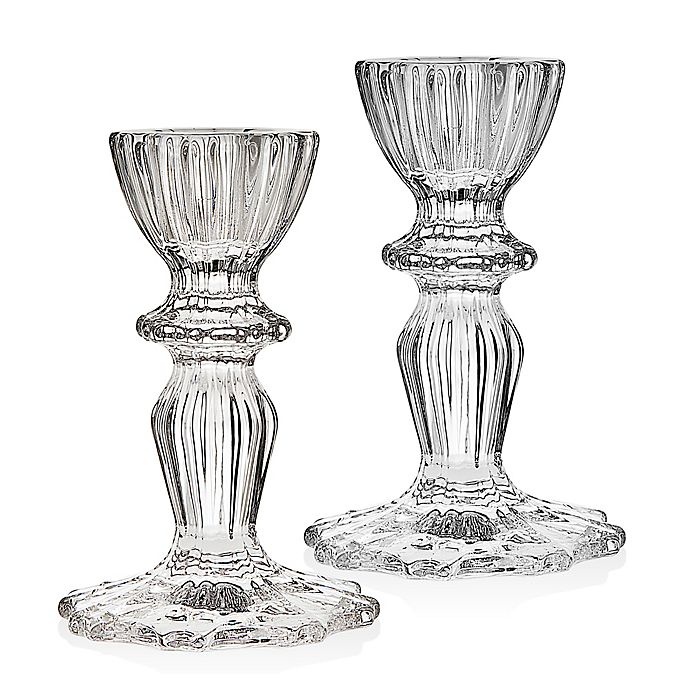 slide 1 of 1, Godinger Atlantic Candlesticks, 2 ct