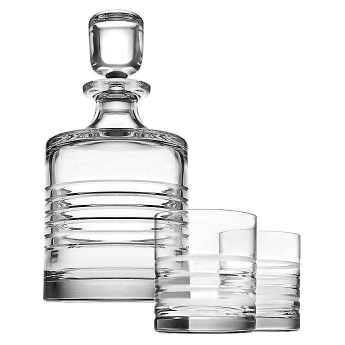 Top Shelf Glasses Cirque Decanter Set 3 ct Shipt