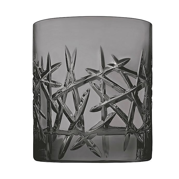 Top Shelf Glasses Grafitti Double Old Fashioned Glasses Smoke 4 ct Shipt